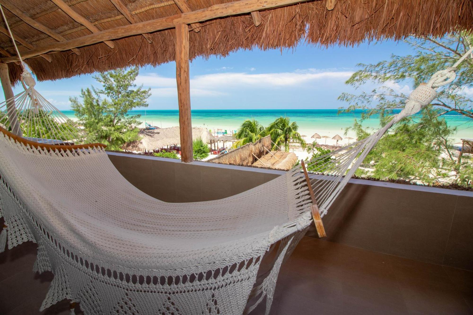 My Blue Hotel Holbox Extérieur photo Hammock at the beach